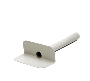 Bocchetta angolare PVC - sez. circolare