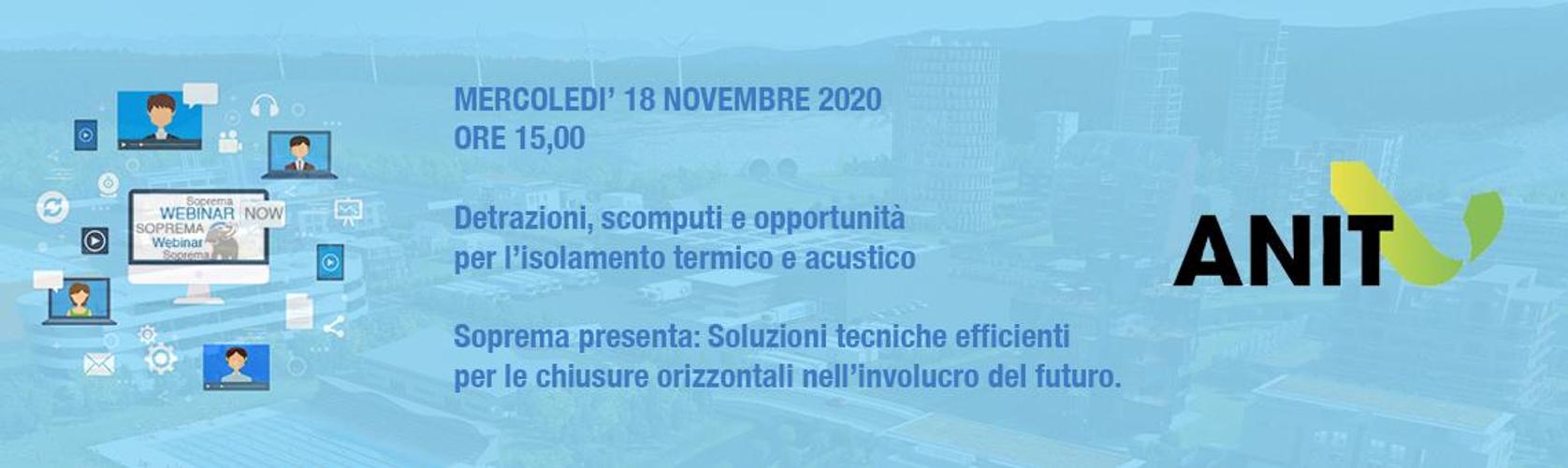 Webinar in collaborazione con ANIT