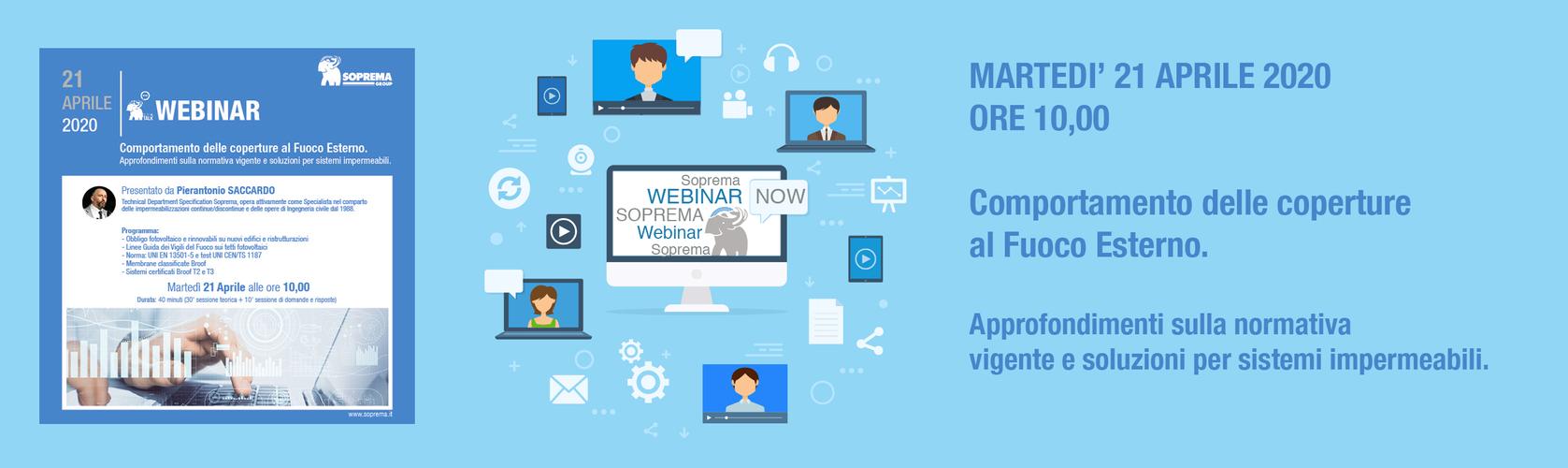 Webinar Soprema: Comportamento delle coperture al Fuoco Esterno.