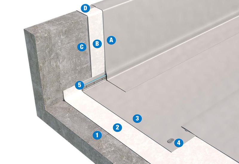 SISTEMA DI COPERTURA A VISTA - TETTO FREDDO 2b1_PVC 